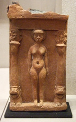 Phoenician Household Shrine with a Nude Goddess in the Boston Museum of Fine Arts, June 2010