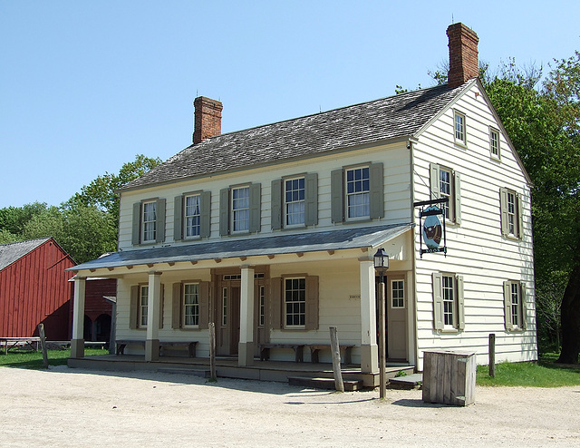 The Exterior of the Noon Inn in Old Bethpage Village Restoration,  May 2007