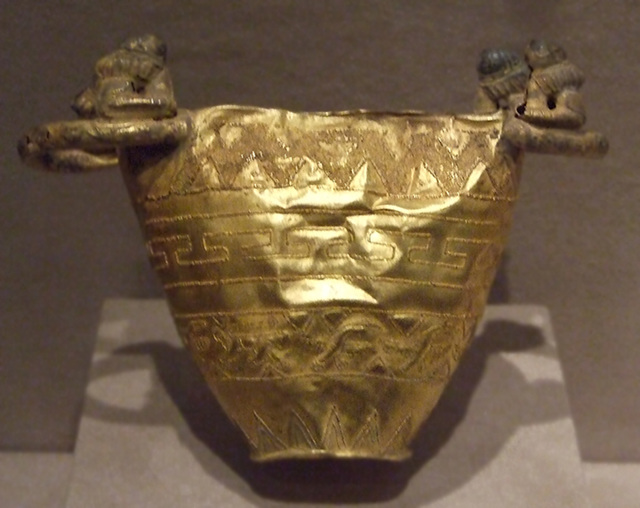 Etruscan Gold Bowl with Granulation in the Walters Art Museum, September 2009
