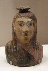 Perfume Vase in the Form of a Woman's Head in the Boston Museum of Fine Arts, June 2010