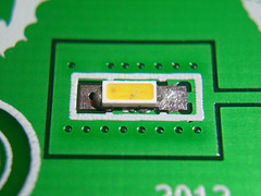 White LED + paste