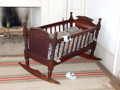 Cradle in the Noon Inn in Old Bethpage Village Restoration,  May 2007