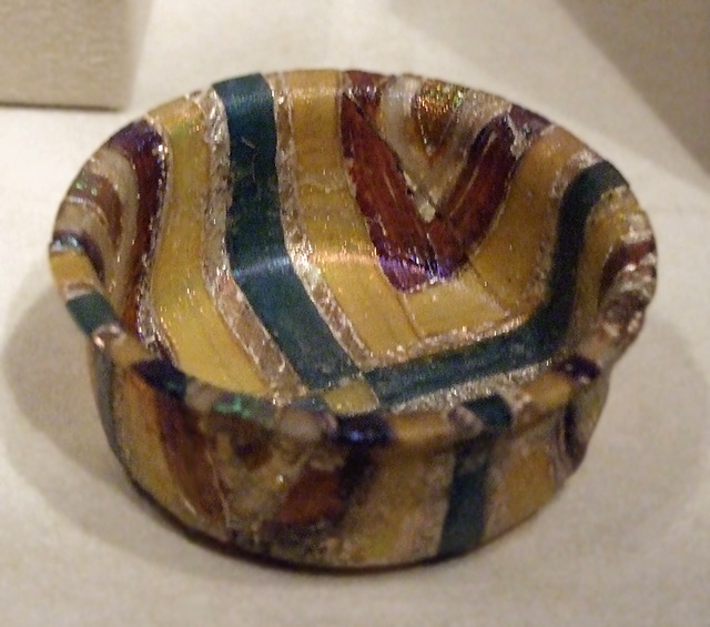 Roman Glass Bowl in the Walters Art Museum, September 2009