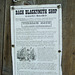 Signs on the Bach Blacksmith Shop in Old Bethpage Village Restoration, May 2007