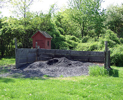 Coal Pile Near the Bach Blacksmith Shop in Old Bethpage Village Restoration, May 2007