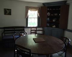 Dining Room in the White & Red House in Old Bethpage Village Restoration, May 2007