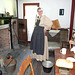 Baking Bread in the White & Red House in Old Bethpage Village Restoration, May 2007