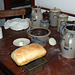 Bread & Pottery in the White & Red House in Old Bethpage Village Restoration, May 2007