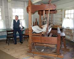 Large Loom inside the Lawrence House in Old Bethpage Village Restoration, May 2007