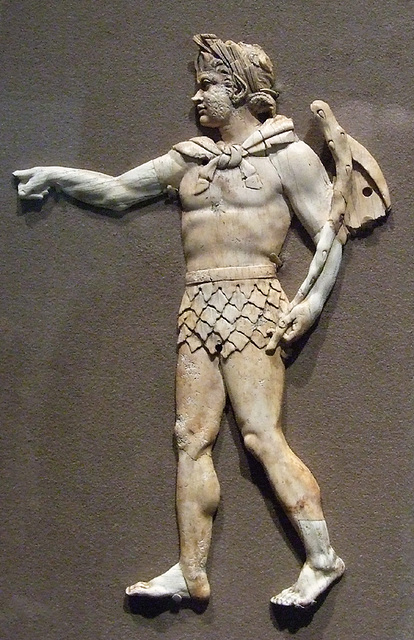 Relief of a Satyr in the Walters Art Museum, September 2009