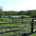 Fence & Lake in Old Bethpage Village Restoration, May 2007