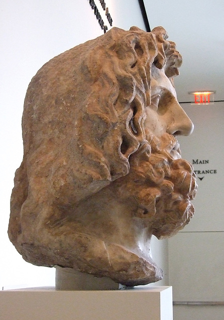 Head of Serapis in the Walters Art Museum, September 2009