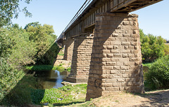 Modesto, CA railroad bridge (0419)