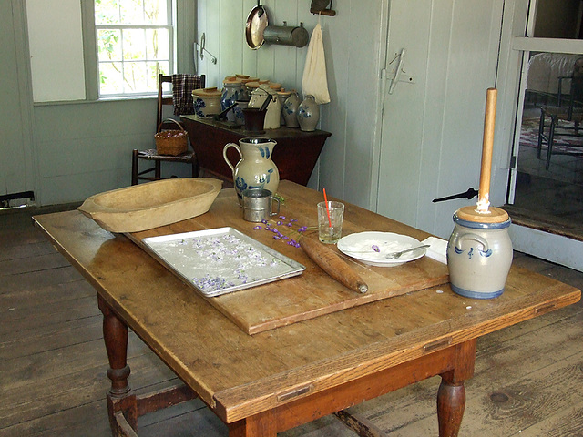 Kitchen in the Powell Farm in Old Bethpage Village Restoration, May 2007