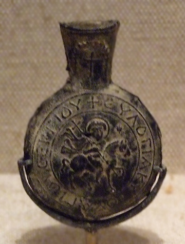 Pilgrim Flask of St. Sergios in the Walters Art Museum, September 2009