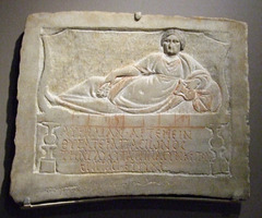 Funeral Stele of Aurelia Artemis in the Walters Art Museum, September 2009