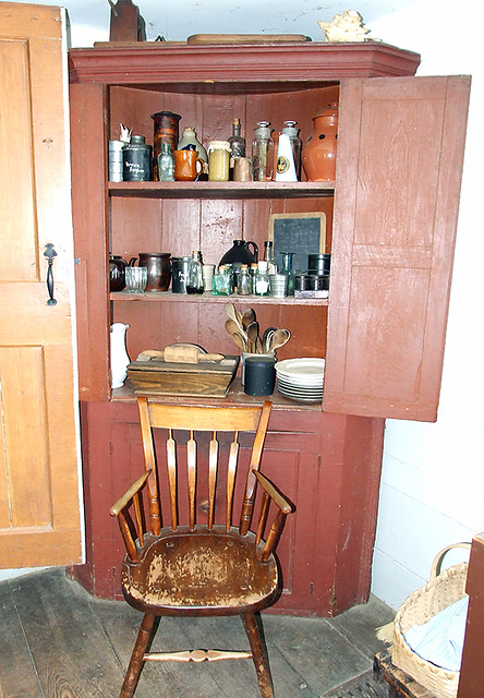 Pantry in the Kitchen of the Powell Farm in Old Bethpage Village Restoration, May 2007