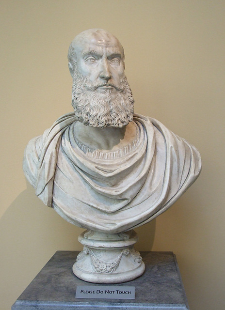 Bust of an Elderly Man by a Follower of Alessandro Vittoria in the Walters Art Museum, September 2009