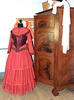 Red Dress and Wardrobe in the Powell Farm in Old Bethpage Village Restoration,  May 2007