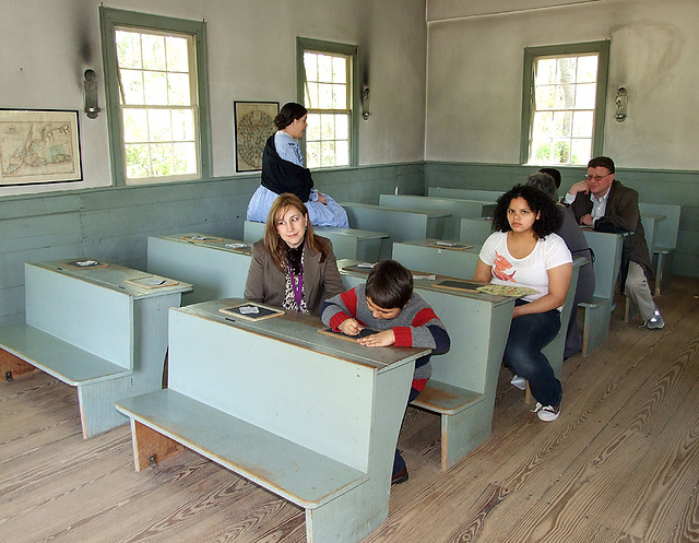 One Room Schoolhouse in Old Bethpage Village Restoration, May 2007