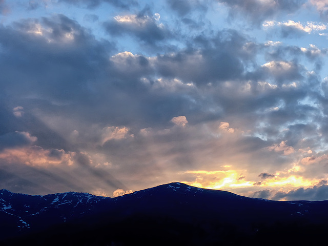 Sunset at Fendels - Austria