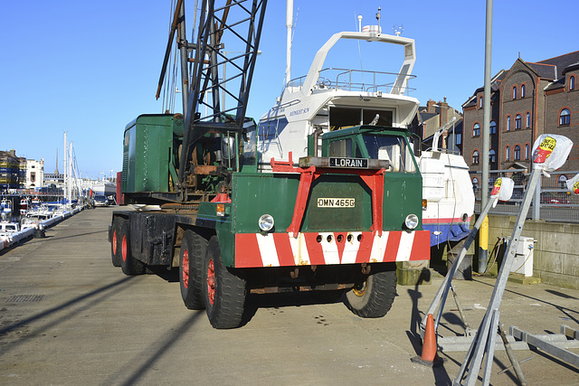 Isle of Man 2013 – Lorain crane in Douglas harbour