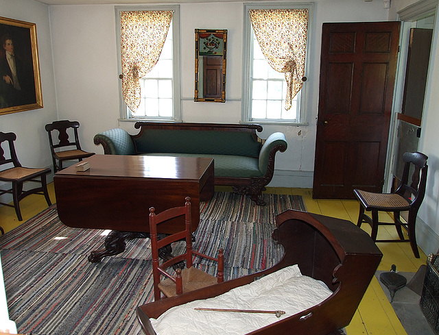 Parlor Inside the Kirby House in Old Bethpage Village Restoration, May 2007