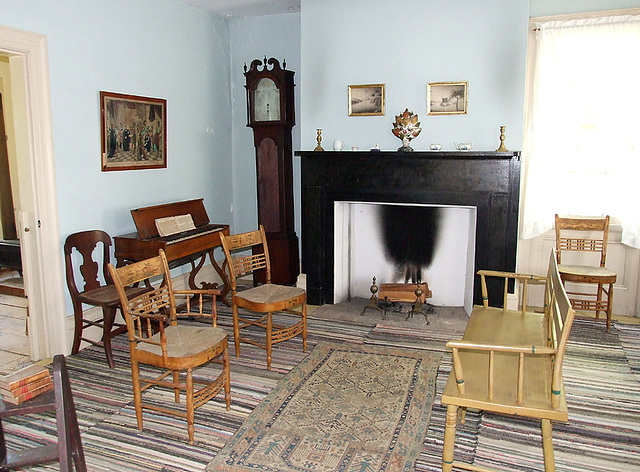 Sitting Room Inside the Kirby House in Old Bethpage Village Restoration, May 2007