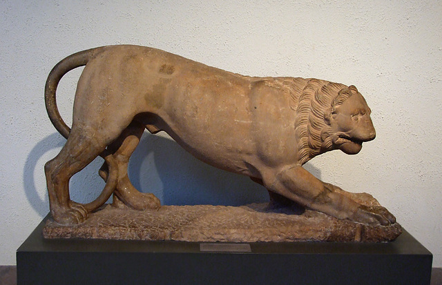 Lion from a Funerary Monument in the Boston Museum of Fine Arts, October 2009