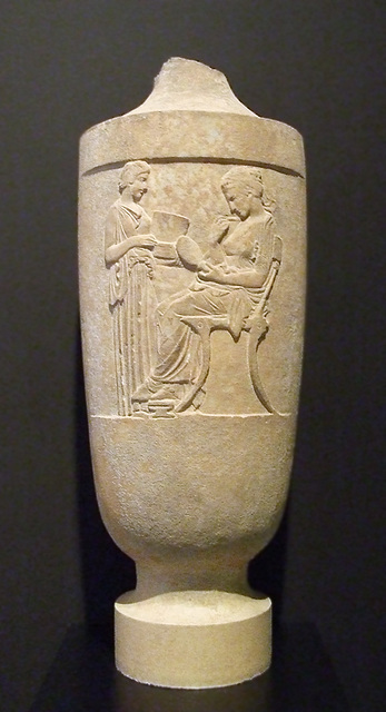 Marble Funerary Lekythos in the Boston Museum of Fine Arts, October 2009