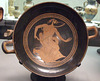 Kylix by Onesimos with Satyr Balancing on a Wine Jug in the Boston Museum of Fine Arts, June 2010