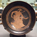 Kylix by Onesimos with Satyr Balancing on a Wine Jug in the Boston Museum of Fine Arts, June 2010