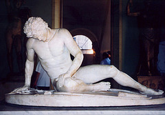 The Dying Gaul in the Capitoline Museum, June 1995