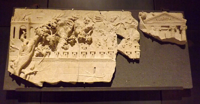 Relief with Walls and Sanctuary in the Capitoline Museum, July 2012