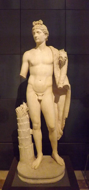 Statue of a Genius with a Cornucopia in the Capitoline Museum, July 2012