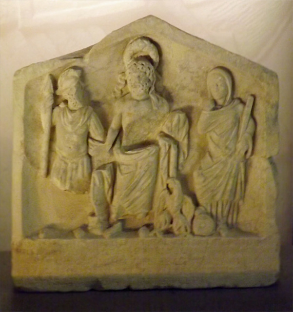 Relief with Gods of the Fatherland in the Capitoline Museum, June 2012