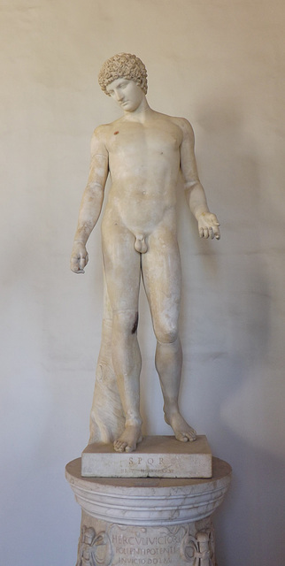 The So-called "Antinoos Capitolinus" in the Capitoline Museum, July 2012