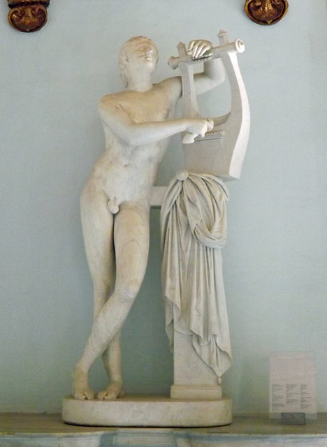 Pothos Restored as Apollo in the Capitoline Museum in Rome, July 2012