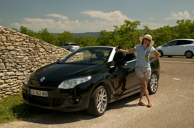 Unser Mietwagen in Südfrankreich