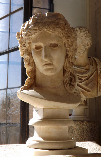 Bust of Dionysos in the Capitoline Museum, July 2012