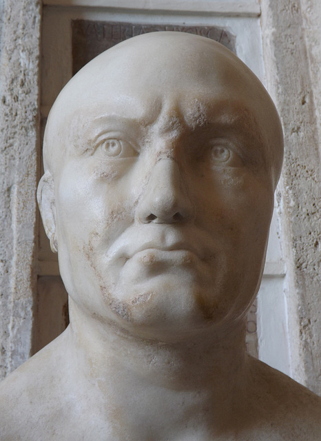 Detail of the So-called "Scipio Africanus" Bust in the Capitoline Museum, July 2012