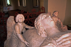 Memorial to Lady Manners by William Calder Marshall RA, St Katherine's Church, Rowsley, Derbyshire