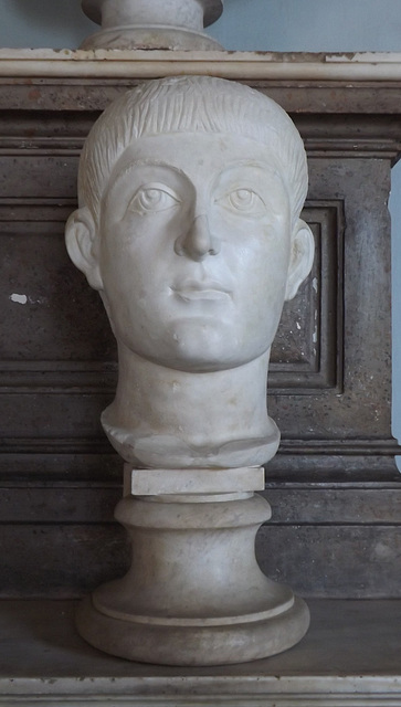 Portrait of Valentinian or Honorius in the Capitoline Museum, July 2012