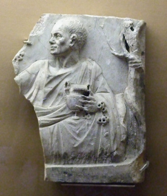 Relief of a Banqueter in the Boston Museum of Fine Arts, October 2009