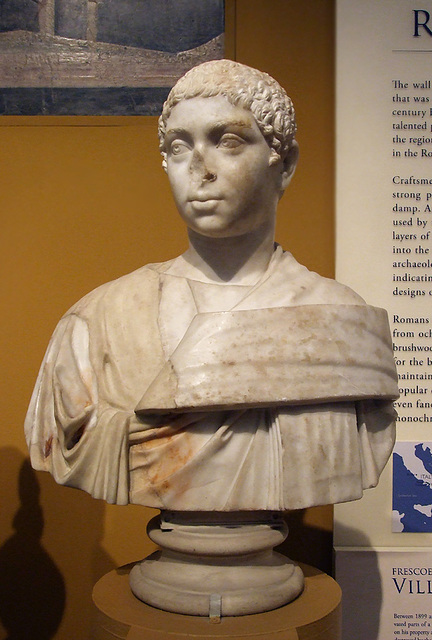 Portrait of Elagabalus or Alexander Severus? in the Boston Museum of Fine Arts, October 2009
