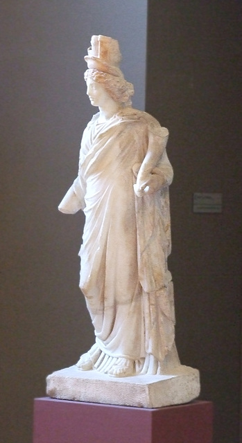 Statue of Tyche in the Boston Museum of Fine Arts, October 2009