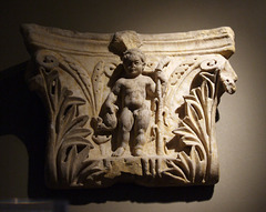 Pilaster Capital with Eros in the Boston Museum of Fine Arts, October 2009