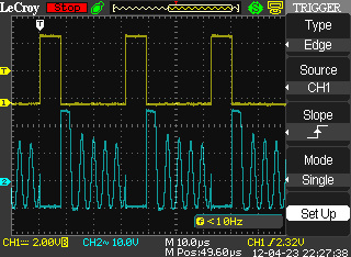 Ice tube clock boost converter