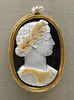 Woman Wearing a Wreath Cameo in the Boston Museum of Fine Arts, October 2009