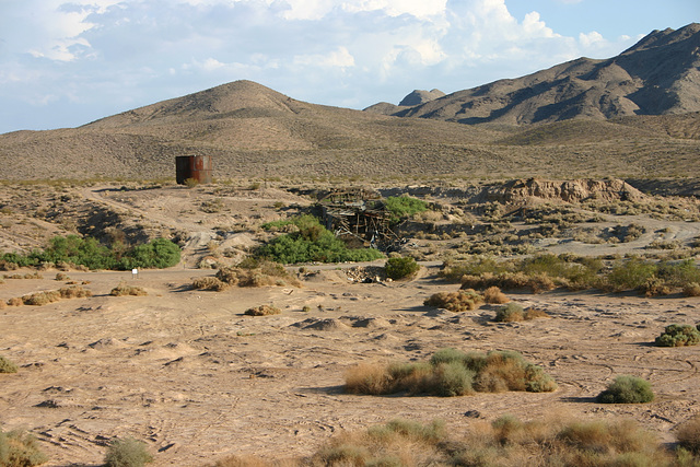 Mill site near Tecopa Pass